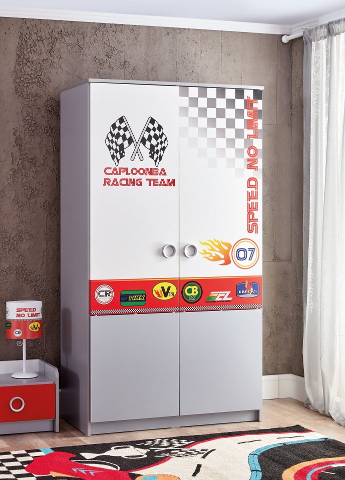 Turbo Cap Kleiderschrank mit 2 Türen