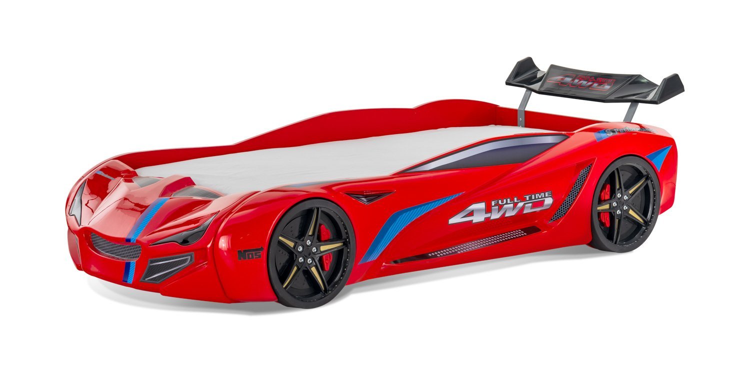 Turbo Cap Car Bed (Red)