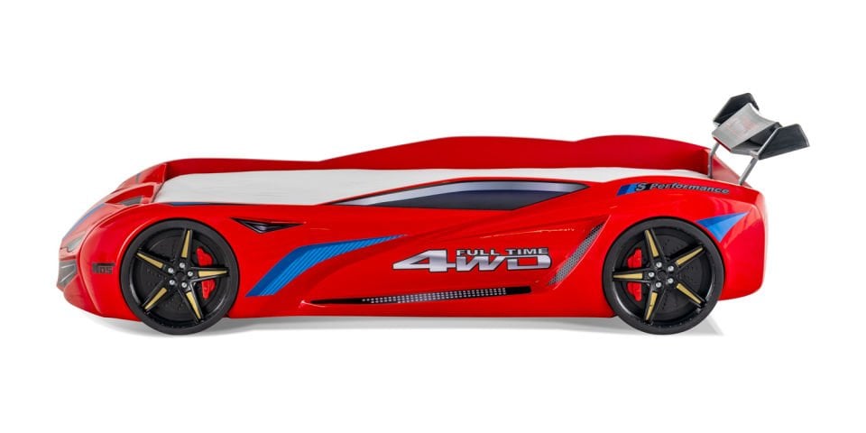 Turbo Cap Car Bed (Red)