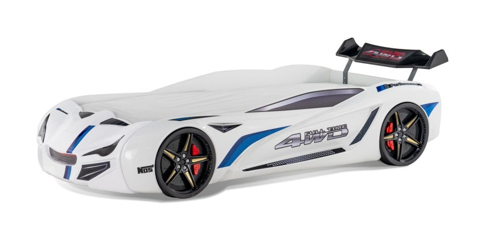 Turbo Cap Car Bed (White)