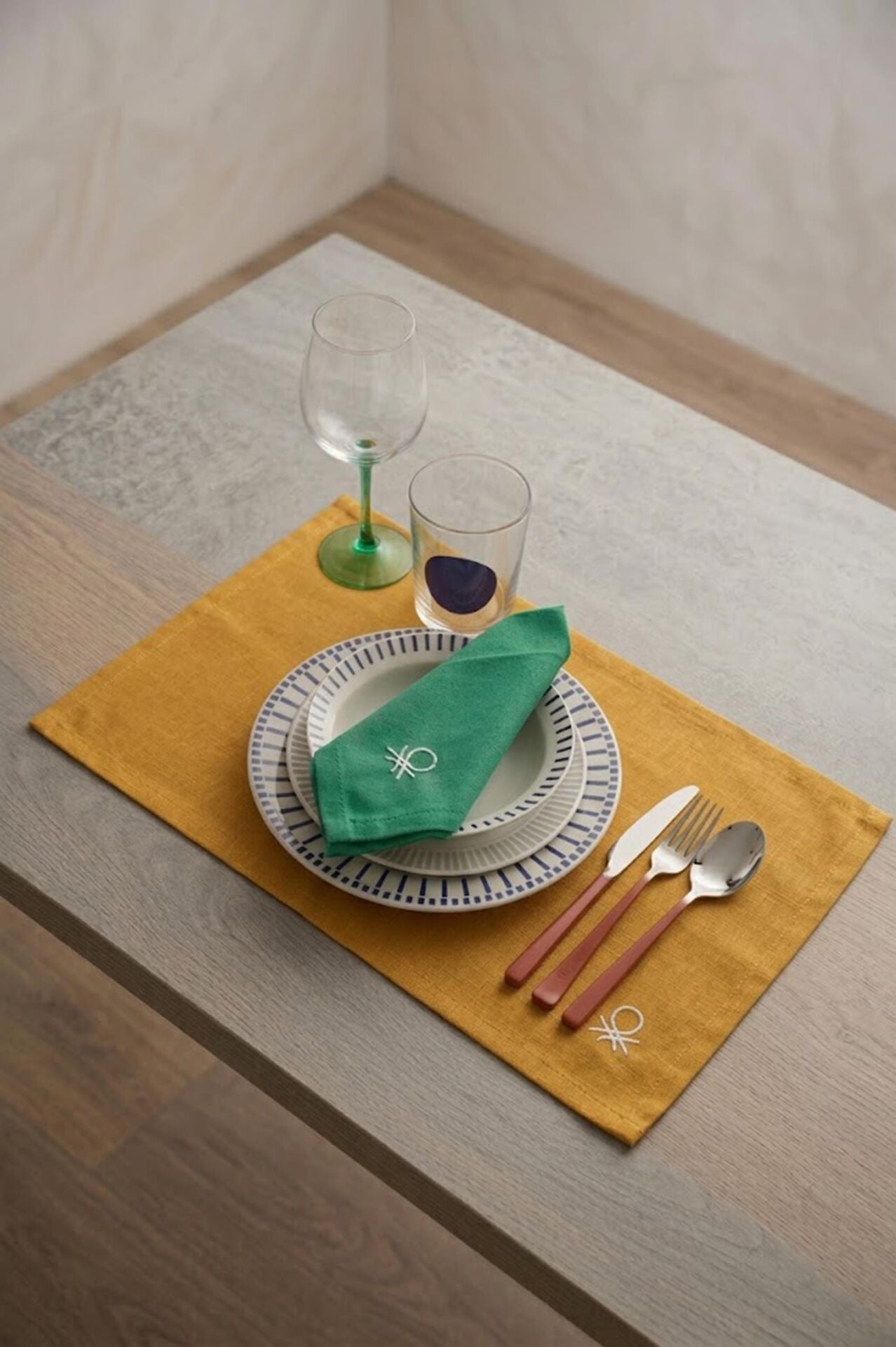 Amerikan Servis 4lü Sarı 33x50cm