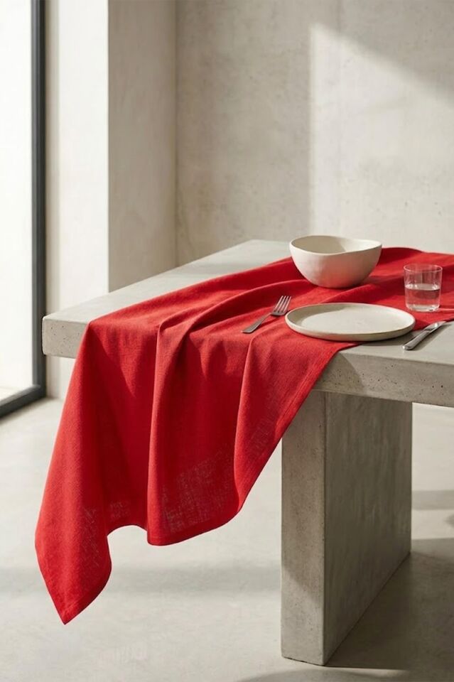 Runner 40x140cm Kırmızı