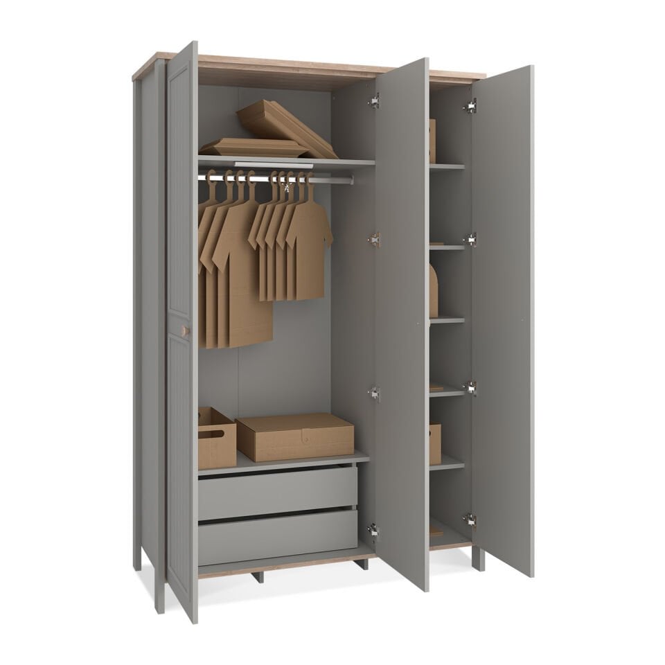 Novi 3-Door Wardrobe