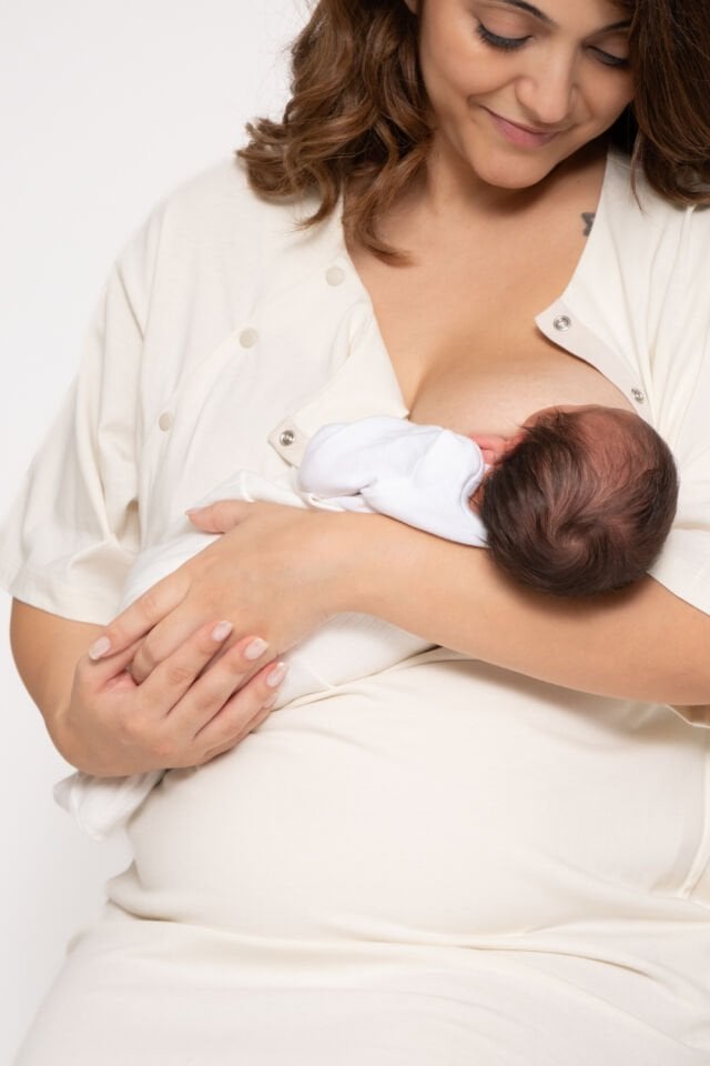 Maslolab Emzirme Geceliği Bej