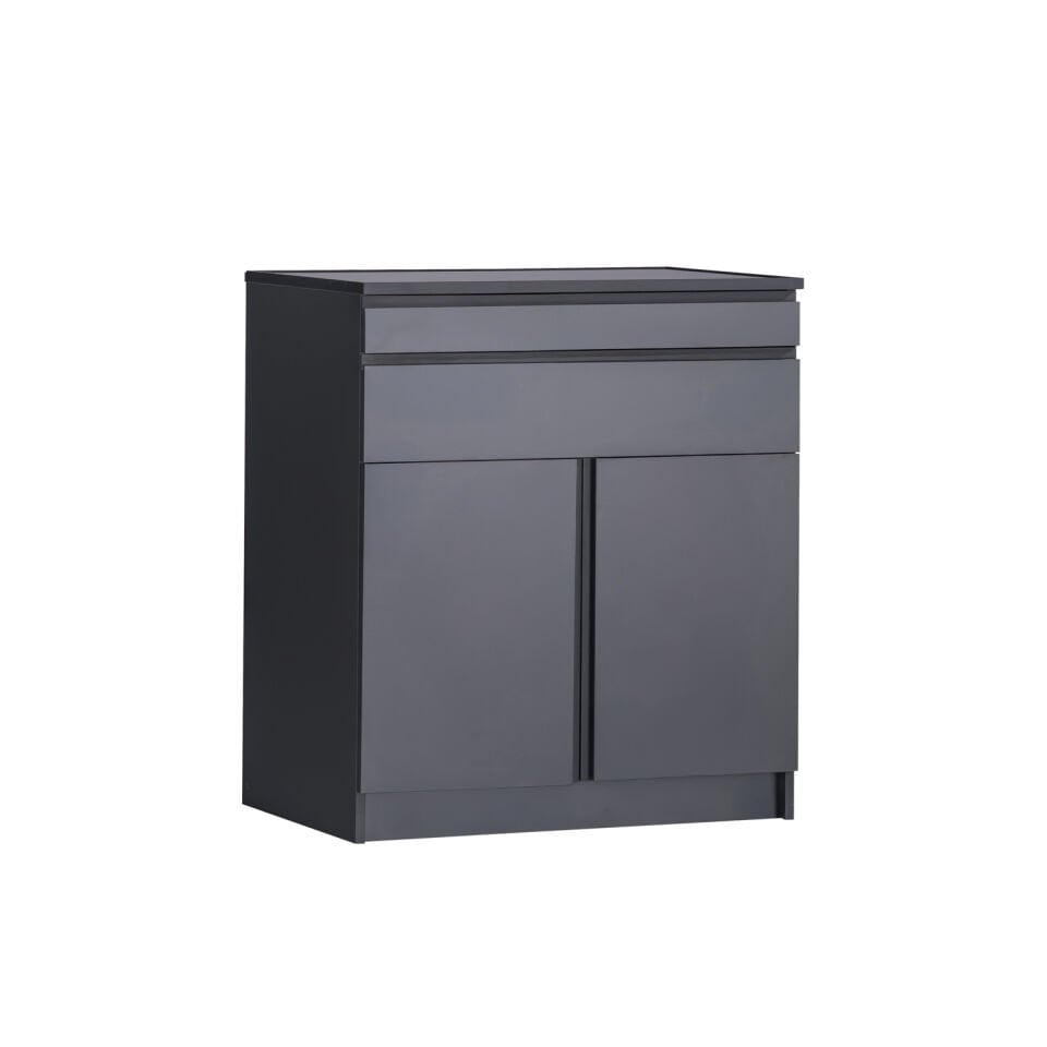 York Antrasit Kapaklı Şifonyer