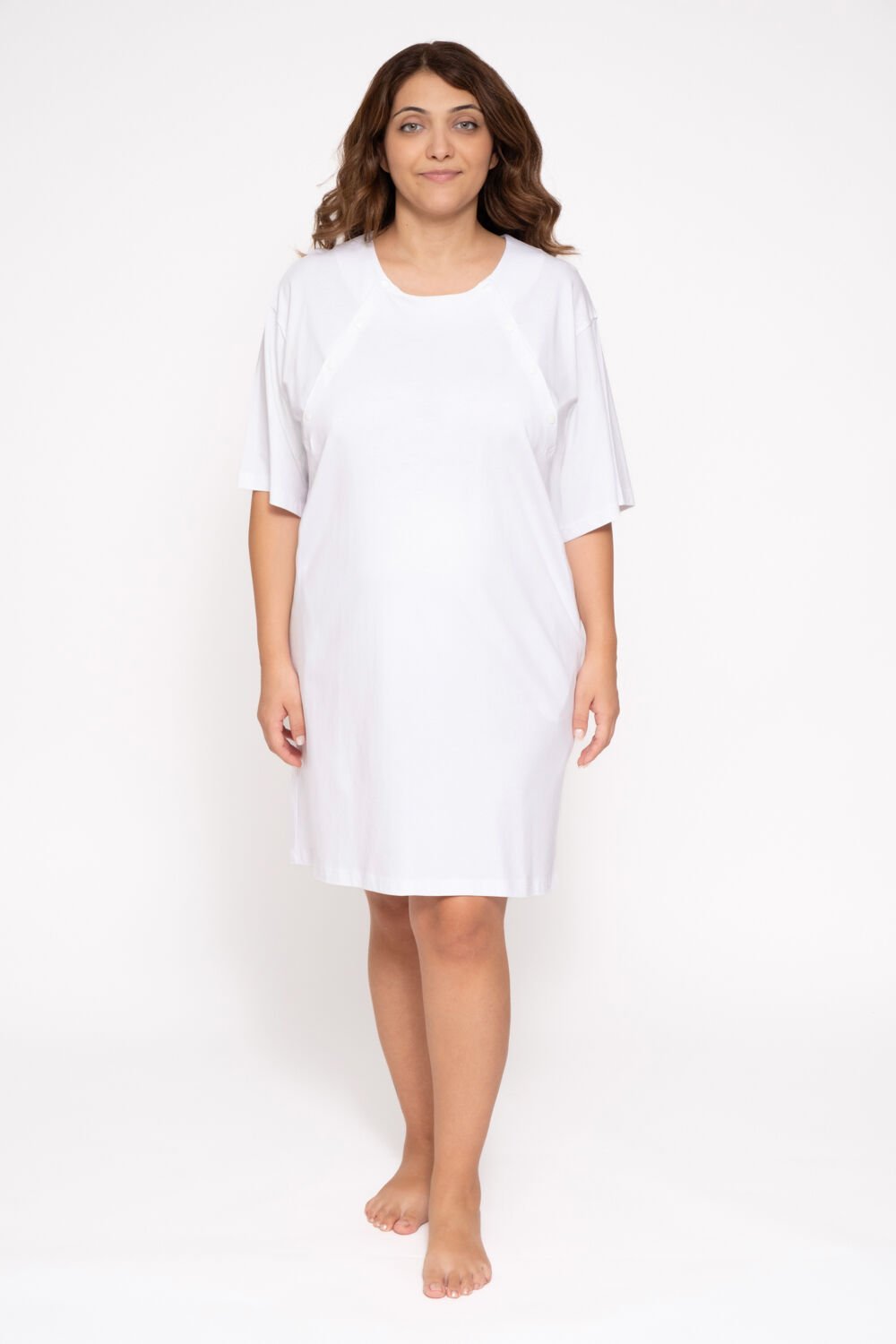 Maslolab Emzirme Geceliği Beyaz
