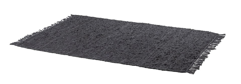 Nairobi Gök Mavi El Yapımı Deri Halı 120x180cm