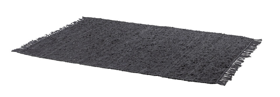Nairobi Gök Mavi El Yapımı Deri Halı 120x180cm
