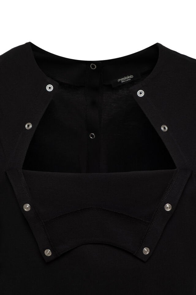 Maslolab Emzirme Geceliği Siyah