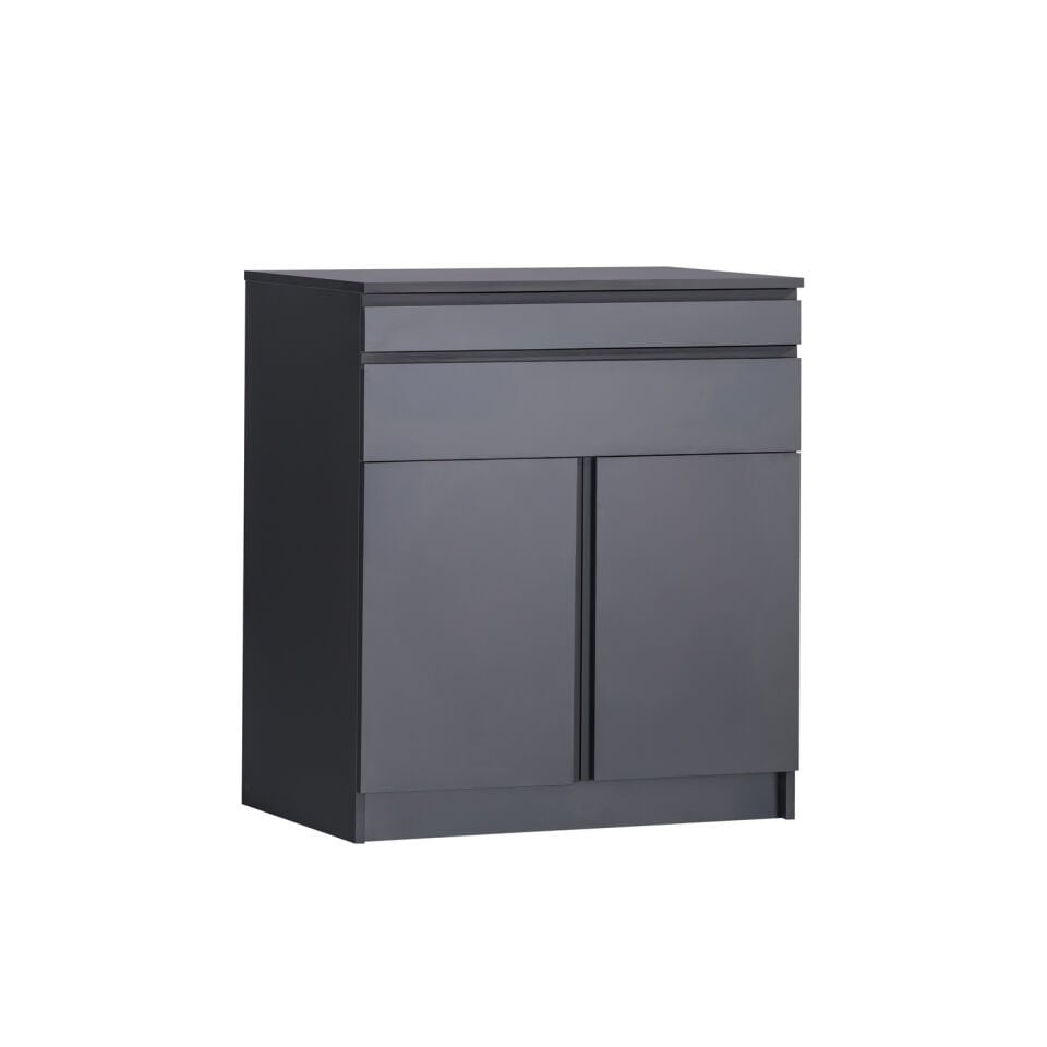 York Anthracite Stepforming Chest of Drawers with Lids