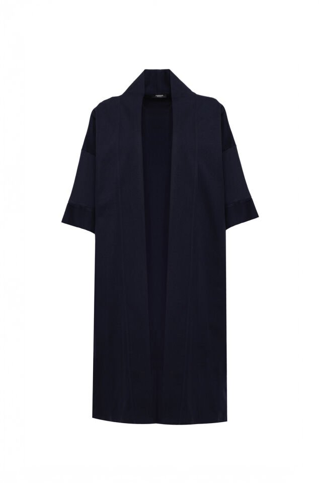 Maslolab Wochenbett-Morgenmantel Marineblau