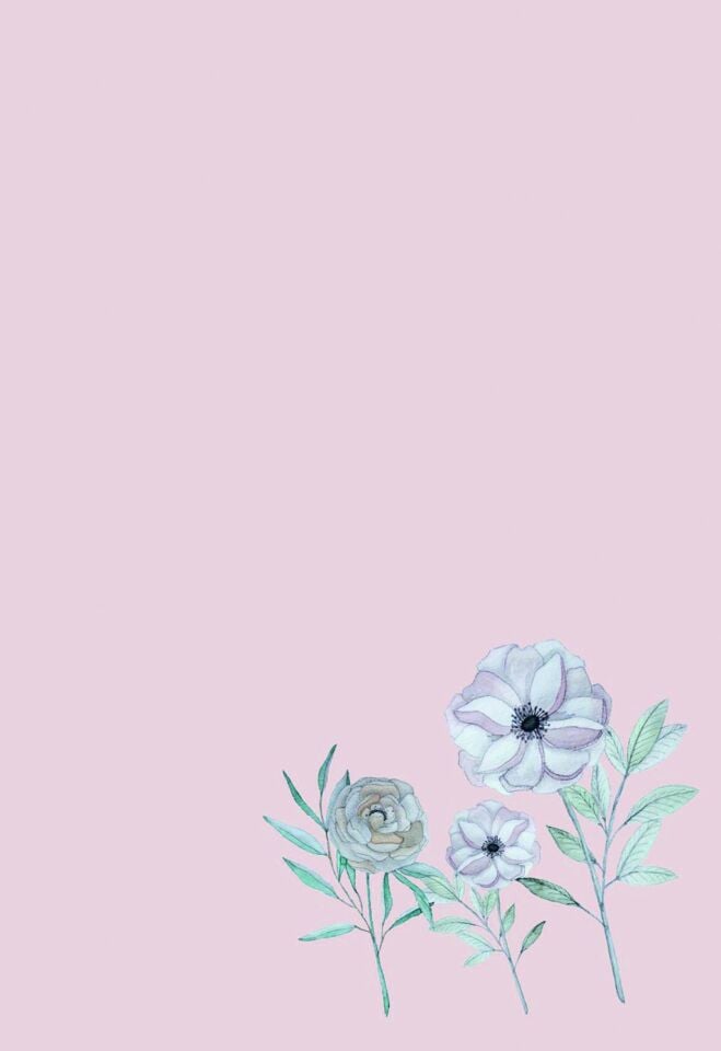 Perlina Pembe Çiçekli Çocuk Odası Halısı 110x160cm
