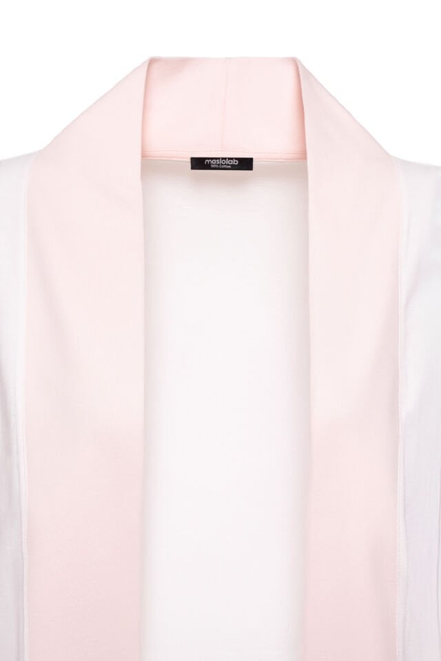 Maslolab Wochenbett-Morgenmantel Rosa