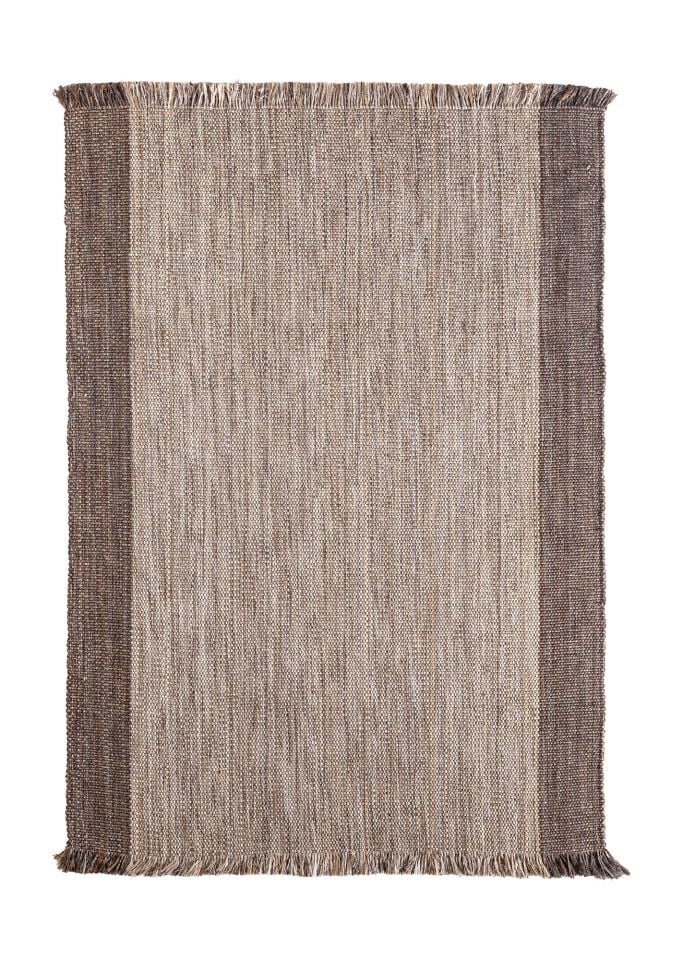 Marakes Kahverengi Saçaklı Halı 120x180cm
