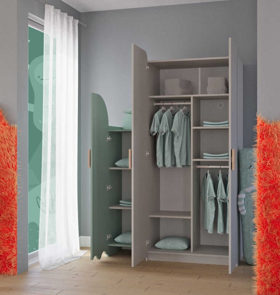 Look 3 Kapaklı Dolap