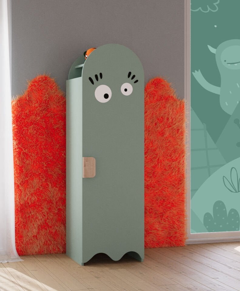 Look Tek Kapaklı Dolap