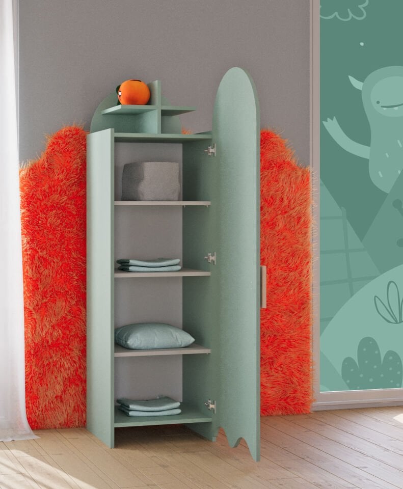 Look Tek Kapaklı Dolap