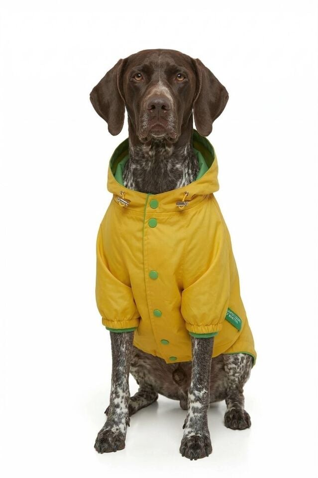 Pet Raincoat Yellow