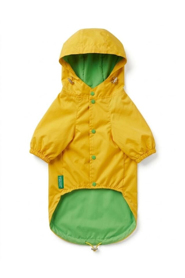 Pet Raincoat Yellow