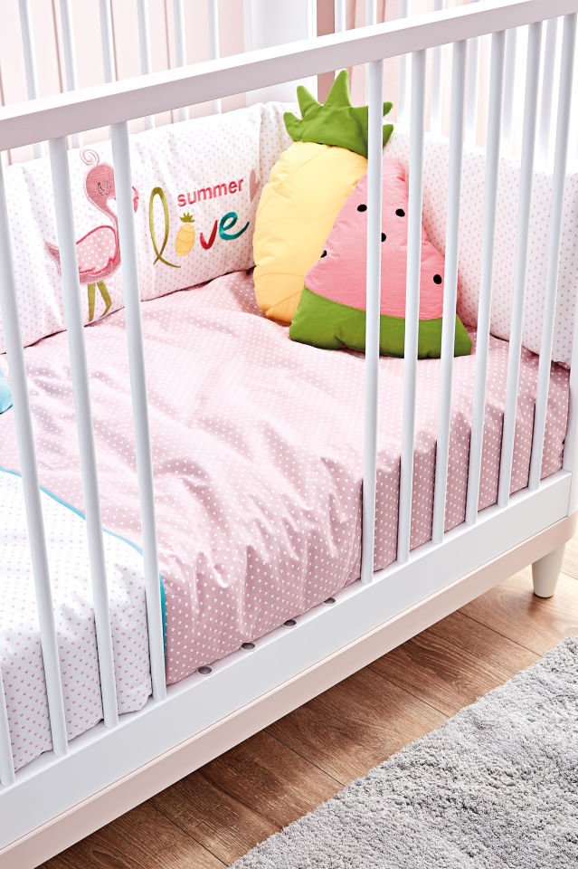 Lima Functional Stepped Crib 60x120cm