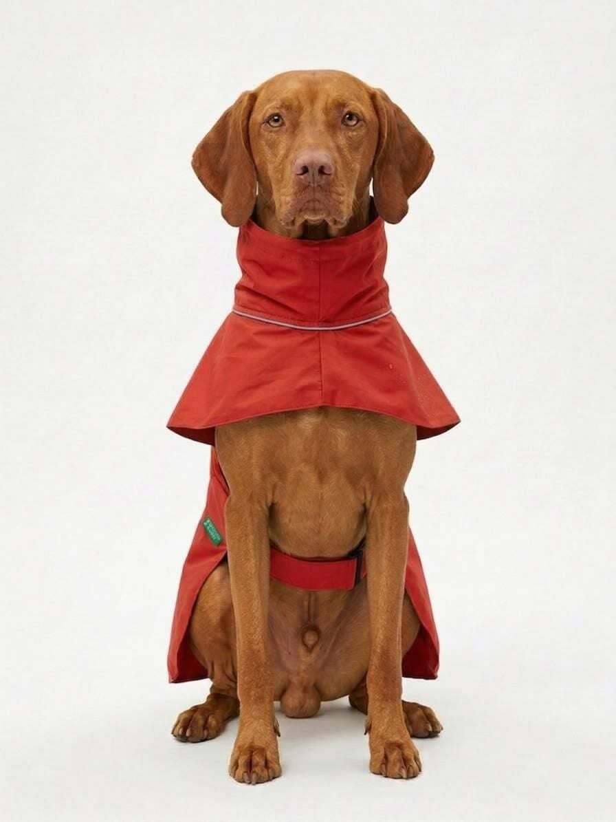 Pet Raincoat Red