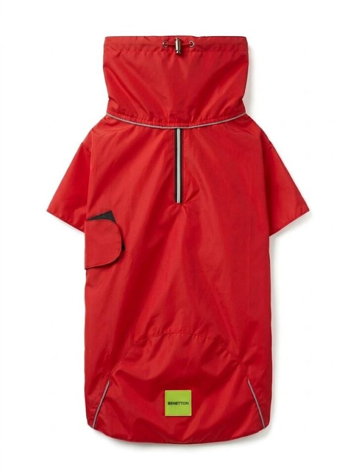 Pet Raincoat Red