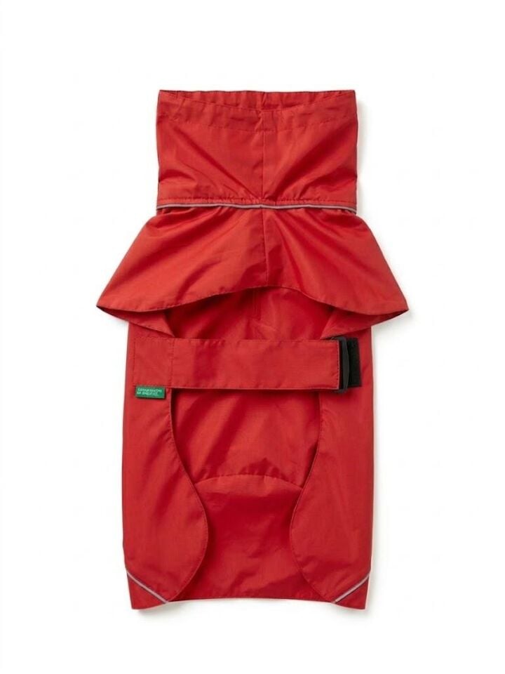 Pet Raincoat Red