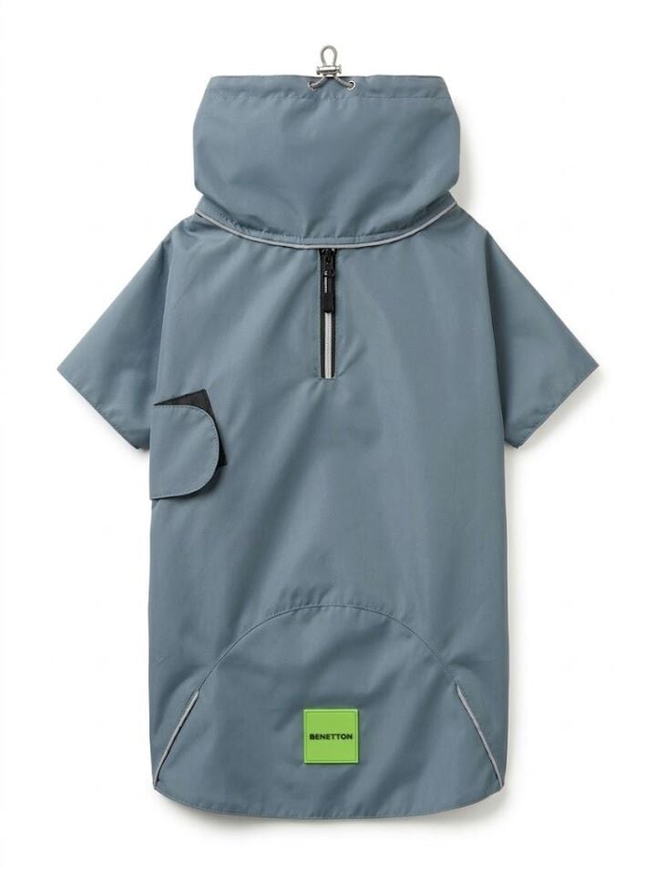 Pet Yağmurluk Koyu Gri