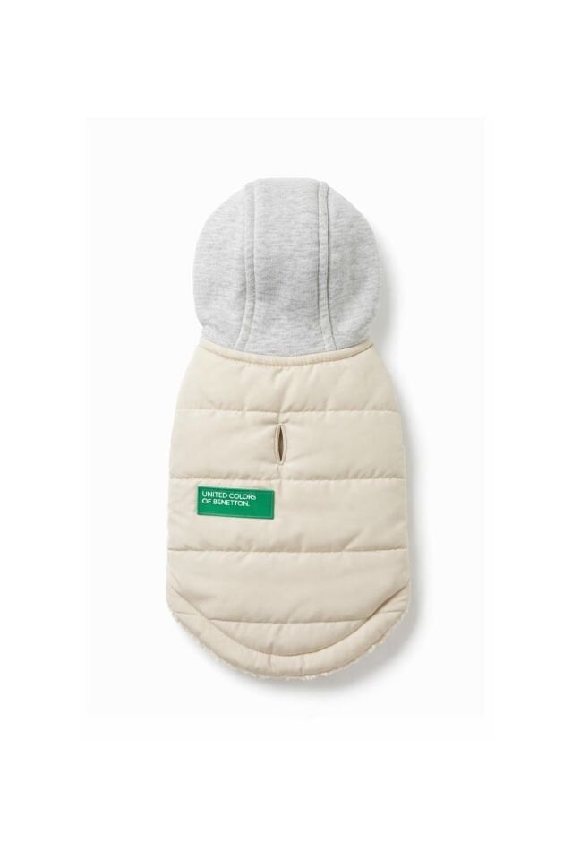 PET Yelek Yağmurluk Bej