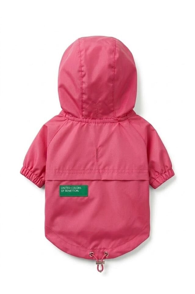 PET Regenmantel Rosa