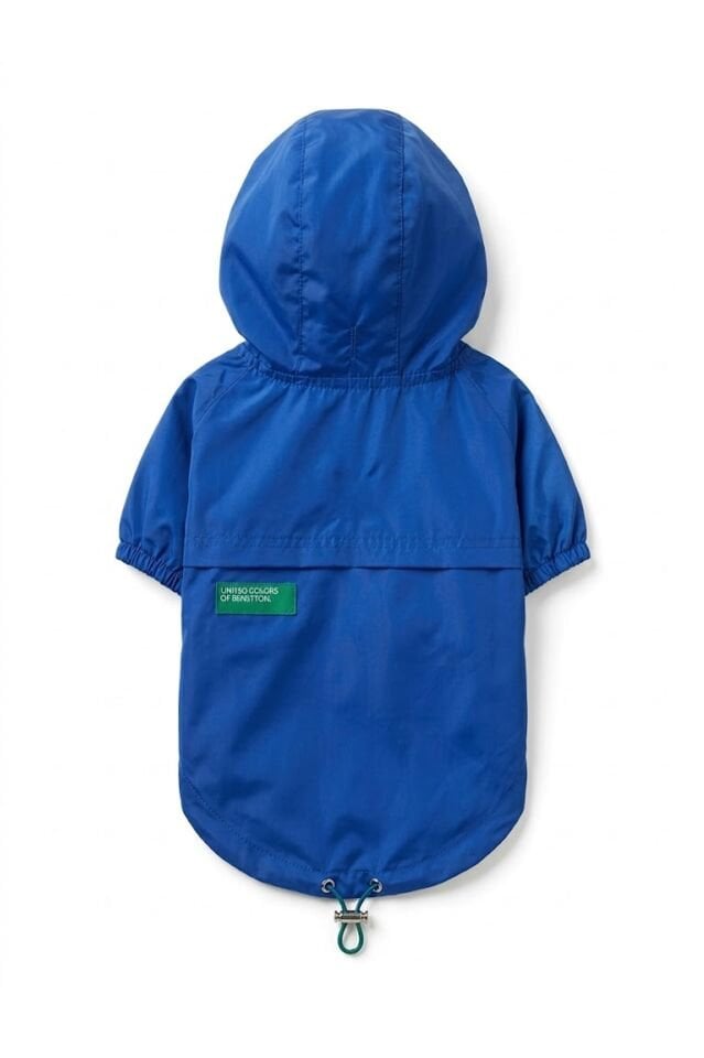 PET Regenmantel Marineblau