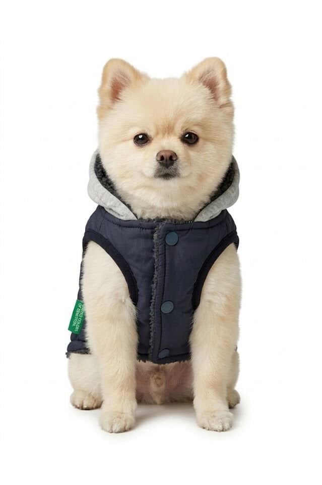 PET Yelek Yağmurluk Siyah