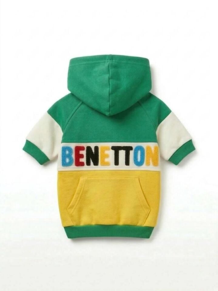 PET mit Kapuze Sweatshirt Gelb