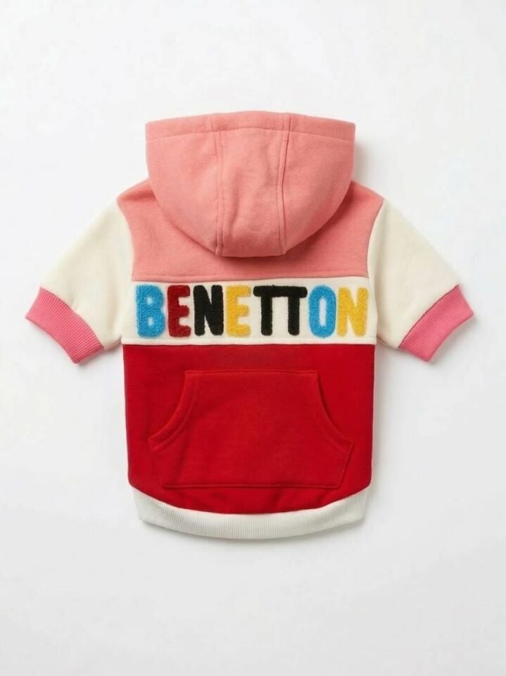 PET Kapişonlu Sweatshirt Kırmızı