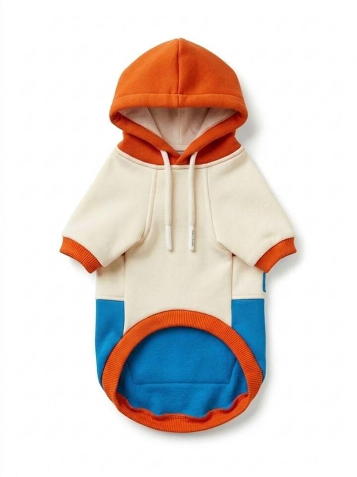 PET Kapişonlu Sweatshirt Lacivert