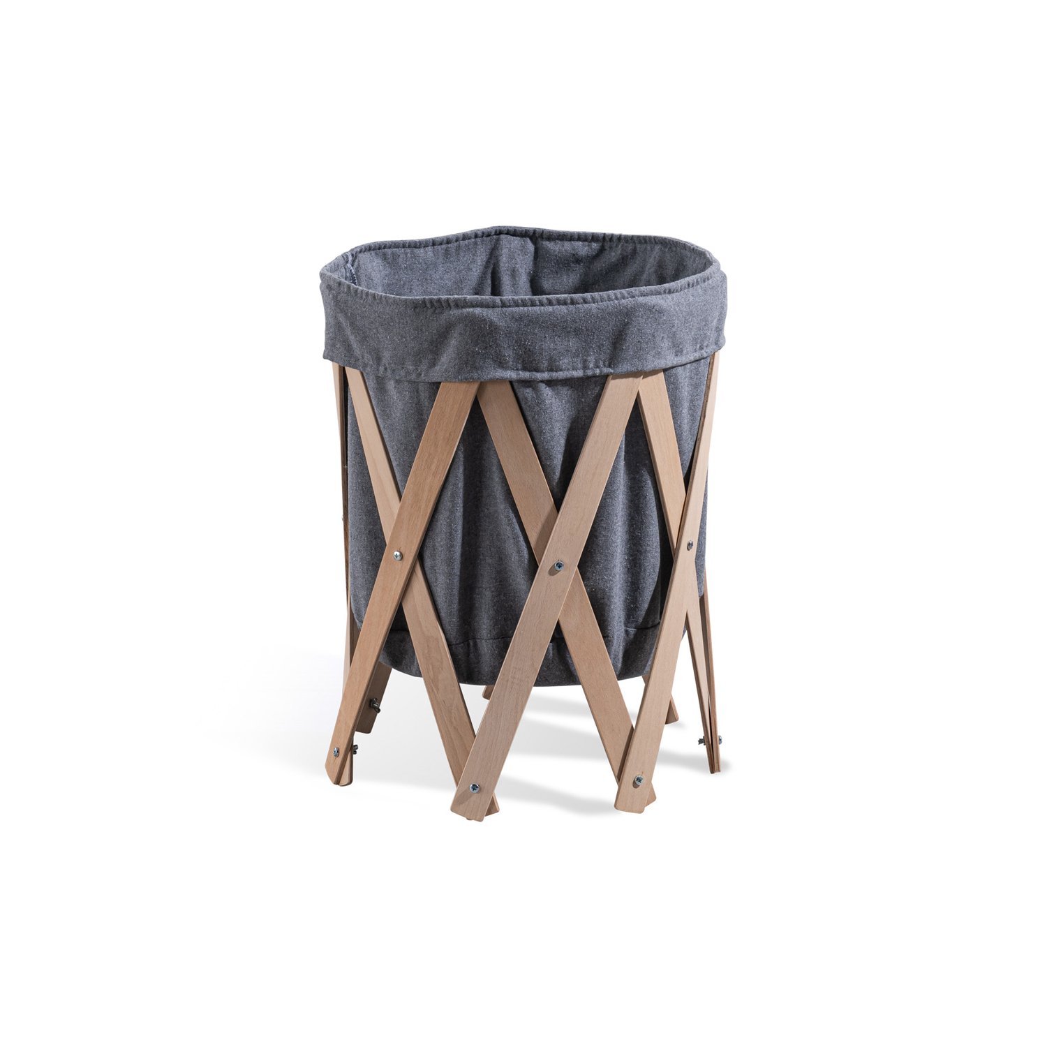 Woodba Gray Toy Basket