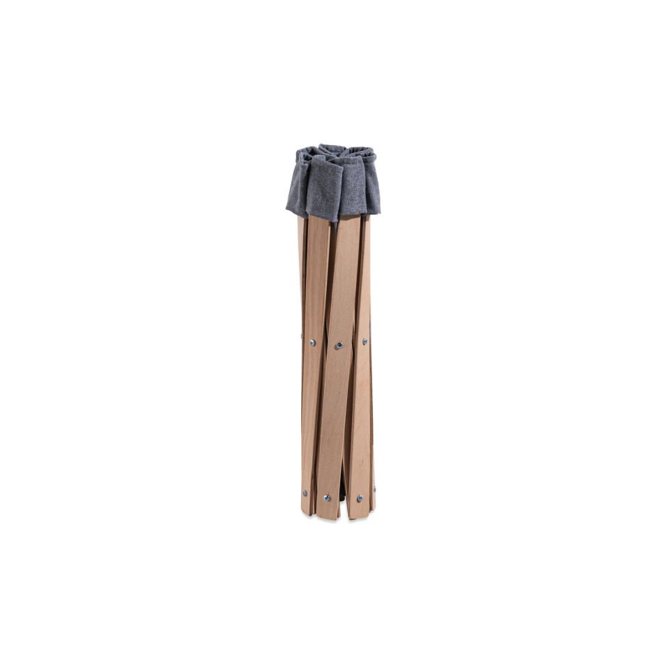 Woodba Gray Toy Basket