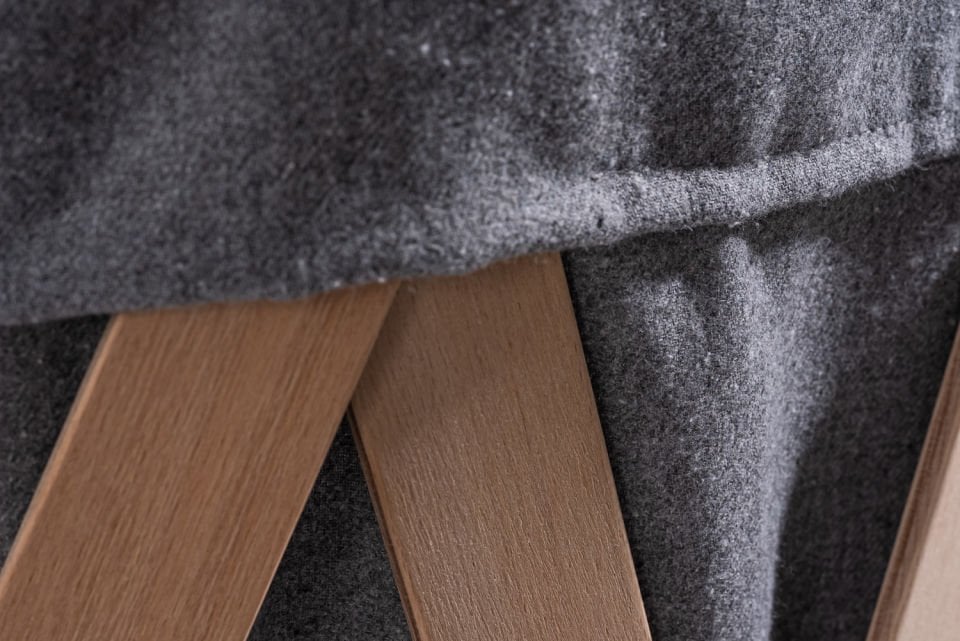 Woodba Gray Toy Basket