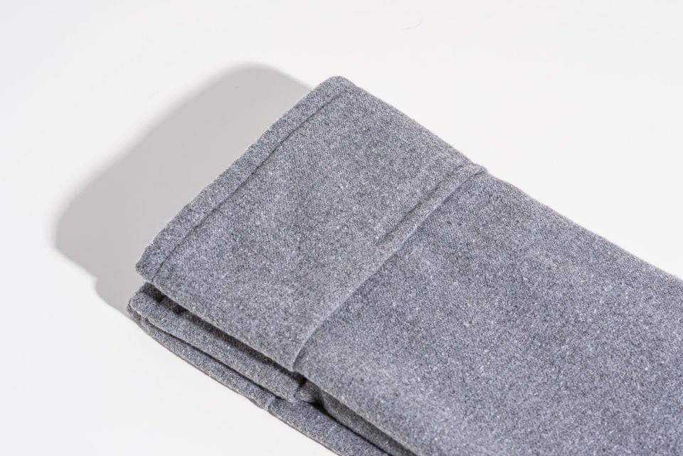 Woodba Gray Toy Basket