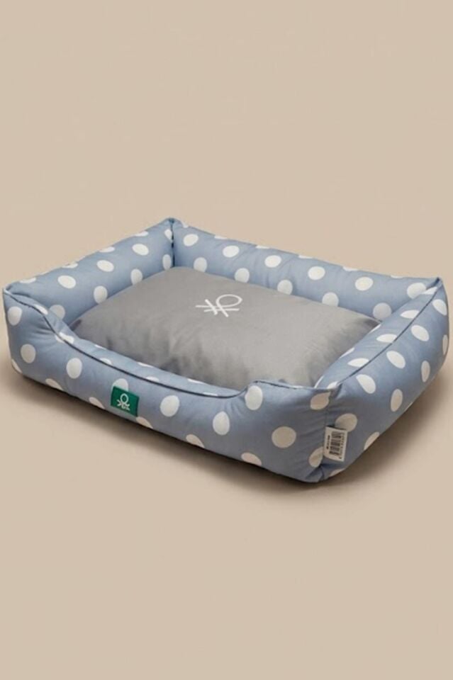 PetBed Puantiyeli Lacivert