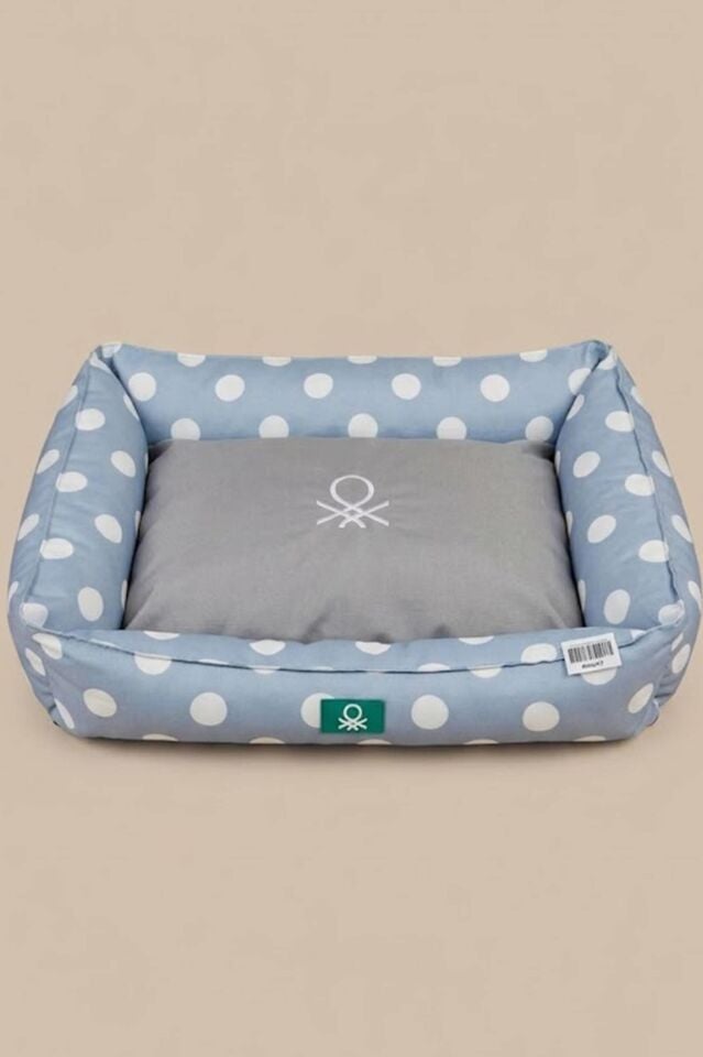 PetBed Puantiyeli Lacivert