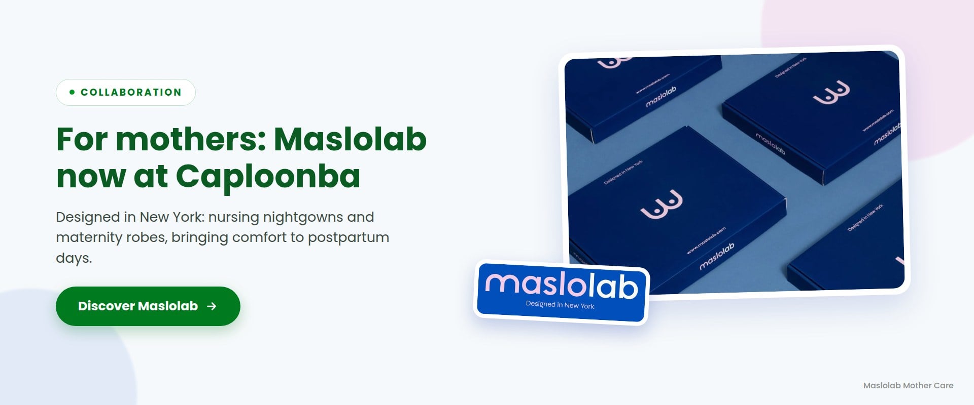 Maslolab mother care – nursing nightgowns and maternity robes at Caploonba